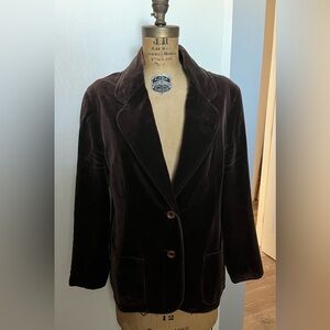 1970’s Brown Velvet Blazer